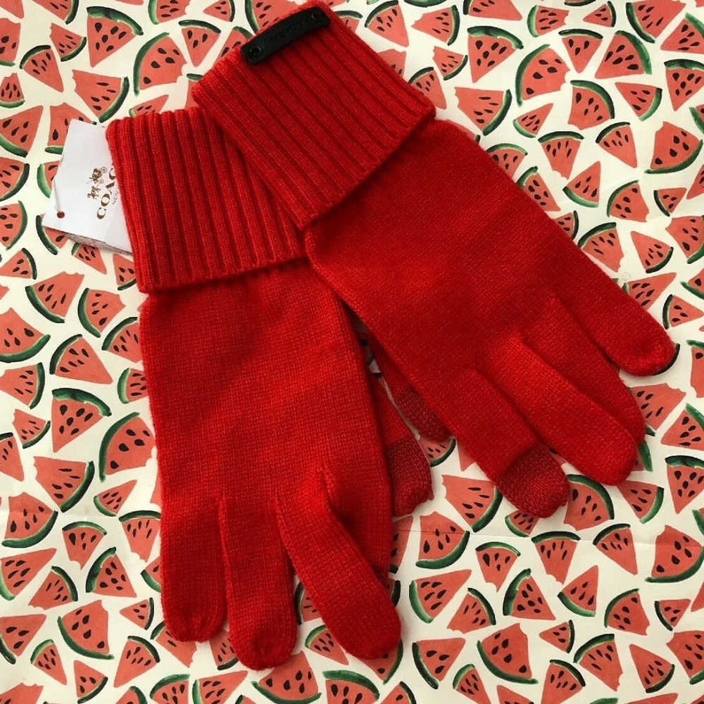Coach Knit Tech Gloves